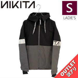 【OUTLET】 NIKITA LINDAN JKT BLACK Sサイズ レディース スノーボード スキー ジャケット JACKET アウトレット