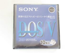 AF 6-5 未開封 SONY ソニー FD 3.5型 2HD フロッピーディスク 10枚 10MF2HDQDVB DOS 512-18 フォーマット済