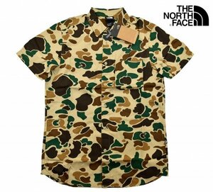 送料無料4★The North Face★ノースフェイス Baytrail Pattern 半袖シャツ size:S