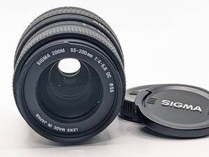 ★美品★ シグマ SIGMA ZOOM 55-200mm F4-5.6 DC キヤノン Canon EFマウント用 　 #1971_52_35