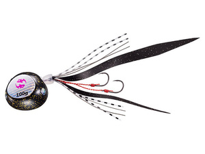 ダイワ(DAIWA) 紅牙ベイラバーフリーβ 120g ガングロ タイラバ 完成 セット βシステム ヘッド スカート ネクタイ ラバー フック