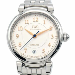 [3年保証] IWC レディース ダヴィンチ オートマティック36 IW458307 カレンダー デイト シルバー 銀文字盤 自動巻き 腕時計 中古 送料無料