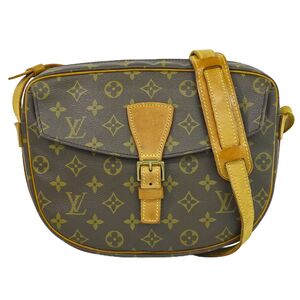 本物 ルイヴィトン LOUIS VUITTON LV ジョヌフィーユ モノグラム ショルダーバッグ ポシェット ブラウン M51225