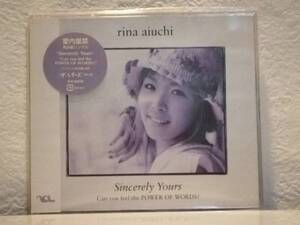 ◆迅速無休◆新品CDＳ◆愛内里菜◆Sincerely Yours ◆送料無料◆