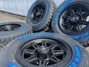 4本セット!! 17インチ 9j+20 6穴 PCD139.7 新品 タイヤホイールセット 265/70R17 TOYO オープンカントリー FJクルーザー エスカレード H3