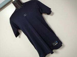 kkyj2706 ■ MIZUNO ■ ミズノ Tシャツ カットソー トップス 半袖 ドライ 野球 ベースボール 紺 ネイビー M