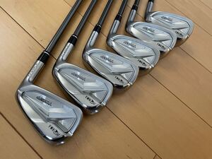 【良品:希少】ホンマ HONMA T//WORLD TW757P アイアン VIZARD IB-WF 75 6本セット