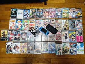 SONY PSP PSP-3000 本体 ブルー ソフト 45本 まとめ売り