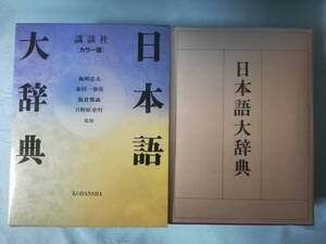 日本語大辞典 カラー版 講談社 1989年