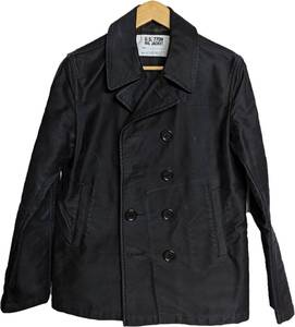 ショット SCHOTT 38 Pコート コットン 黒 ブラック 無地 綿 メンズ 男性 男 コート U.S.770N MIL JACKET