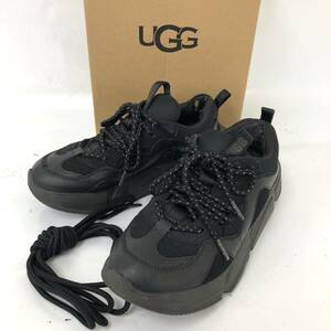 □UGG Calle Lace スニーカー USA:7.5/24.5cm 黒 アグ 厚底 カレ レース 1125391 複数落札同梱OK B240925-7