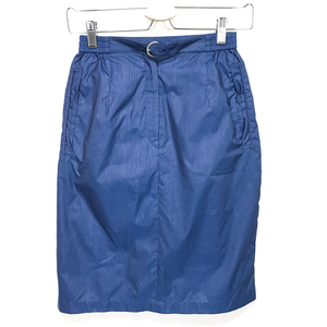 美品 Dior スカート クリスチャンディオール スポーツ M ブルー青 オールド ヴィンテージ 2104HN-29-3*/#10