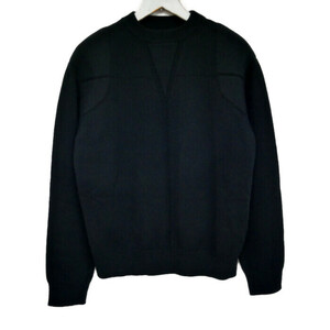 【1円】未使用 国内正規 JIL SANDER ジルサンダー 24AW クルーネックセーター ニット ショルダーパッド J22GP0212J14711 定価182600円 46