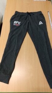 UFC【レア】バージョン Reebok リーボック ジョガーパンツ グレー色※送料無料