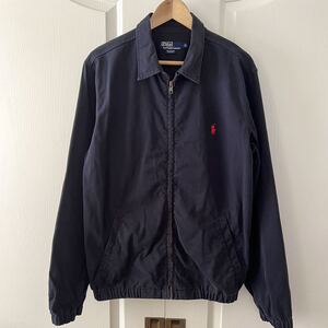 Ralph Lauren ラルフローレン スウィングトップ ブルゾン ネイビー M 紺 ジャケット 90年代 ヴィンテージ スイングトップ