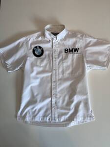 BMW 白　ピットクルーシャツ