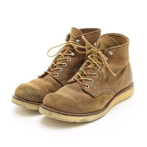 ◆526232 RED WING レッドウィング ◇ワークブーツ 8181 サイズ9.5D/27.5cm メンズ USA製 ブラウン