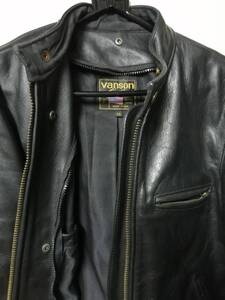 ☆★ VANSON・ライダース・38／Mサイズ・美品！ ★☆