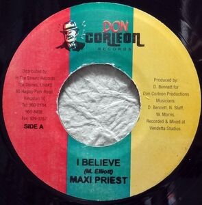 【Maxi Priest /I Believe】 [♪ZG] [♪ZQ] (R6/10)