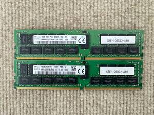 16GB 2枚セット 計32GB SK hynix HMA42GR7BJR4N DDR4 2Rx4 PC4-2400T ECC REG RDIMM サーバー用メモリ [1928] [PT398]