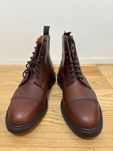 未使用 クロケット＆ジョーンズ【Crockett&Jones CONISTON2 コニストン2　チークオイルドレザー カントリーブーツ UK7 1/2 7.5 26cm