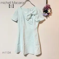 michellmacaron【S】ミシェルマカロン ミニワンピース　リボン　華蓮