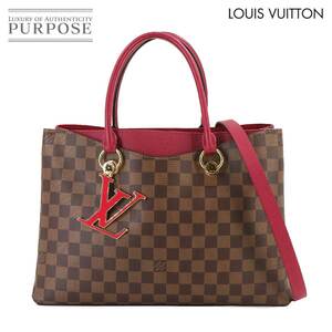 ルイ ヴィトン LOUIS VUITTON ダミエ LVリバーサイド 2way トート ショルダー バッグ エベヌ リドゥヴァン N40052 90234584