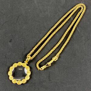 《1円スタート》★希少★/CHANEL/シャネル/ココマーク/ルーペ/ネックレス/ゴールド/ヴィンテージ