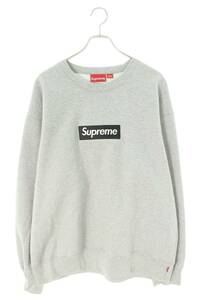 シュプリーム スウェット Box Logo Crewneck サイズ:L ボックスロゴクルーネックスウェット 中古 OM10