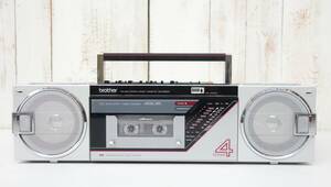 レトロコレクション 　昭和レトロ　当時物 ＊BROTHER　ブラザー工業株式会社＊CASSETTE RECORDER 　カセットレコーダー　＊MODEL OT-453 