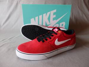 31cm！新品◆NIKE SB CHRON 2◆US13(31cm)RED◆サーフィン/スケートボード/スノーボード/BMX