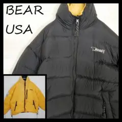 【人気カラー】BEAR USA☆リバーシブルダウンジャケット　ブラック　イエロー