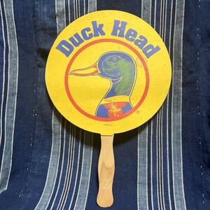 60s 70s 80s 90s duck head funうちわ 団扇 企業物 販促 非売品 アドバタイジング advertising ノベルティー 60年代 70年代 80年代 90年代 