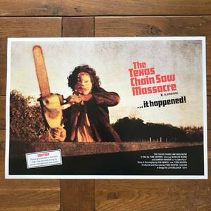 UKポスター②『悪魔のいけにえ』（The Texas Chain Saw Massacre）★トビー・フーパー/レザーフェイス/テキサス・チェーンソー