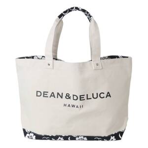 DEAN&DELUCA ディーン&デルーカ HIBISCUS DELUXE TOTE トートバッグ ラージ ハワイ限定 NT 未使用品 Nランク