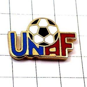 ピンバッジ・サッカー球ＵＮＡＦボール◆フランス限定ピンズ◆レアなヴィンテージものピンバッチ