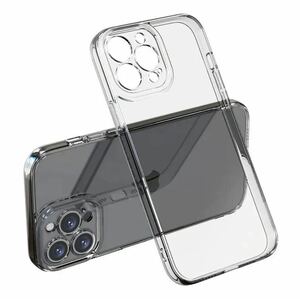 iPhone13ProMax クリアケース Qi充電対応/耐衝撃素材/高透明度