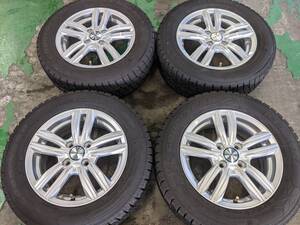 【オルティア　インサイト適合】　185/65R14　PCD　4-100　＋48　中古スタッドレスセット