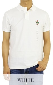 新品 アウトレット 391 XXLサイズ メンズ 半袖 シャツ polo ralph lauren ポロ ラルフ ローレン ベアー 熊 白