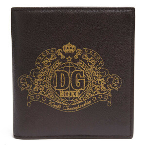 DOLCE＆GABBANA ドルガバ 財布 BP0438 A1626 PORTAFOGLI FASHION BELUKA LAVA 牛革 カーフ 小銭入れあり 二つ折り