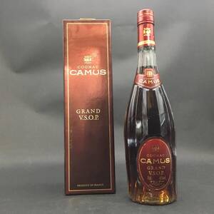 ER0923-19-5 未使用 COGNAC コニャック CAMUS カミュ GRAND VSOP ブランデー フランス 700ml 40% H32.5 W9cm 80サイズ