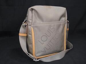 1円 ■美品■ LOUIS VUITTON ルイヴィトン M93040 ダミエジェアン シタダン ショルダーバッグ 斜め掛け テール カーキ系 FE6777