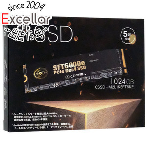 CFD M.2 NVMe SSD SFT6000e CSSD-M2L1KSFT6KE 1024GB [管理:1000026104]