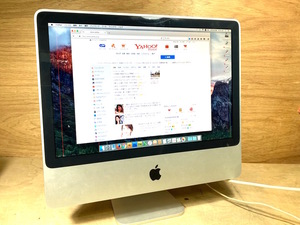 ★中古/Apple iMac A1224/ライン抜けあり/Core 2 Duo/2.4 GHz/El Capitan/20inch/Mid 2007
