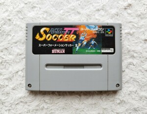 SFC版【 スーパーフォーメーションサッカー2 】起動確認済み★スーパーファミコンソフト カセット