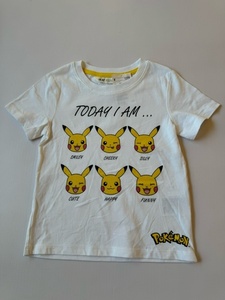 タグ付未使用品】H&M 半袖　tシャツ　ポケットモンスター　サイズ 100/104cm 3-4歳　夏