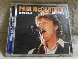 PAUL McCARTNEY - SYDNEY SOUND CHECK 93年 ライブ盤