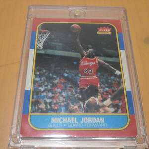 1986 Fleer Michael Jordan #57 Rookie マイケルジョーダン RC NBA シカゴブルズ BULLS ブルズ ジョーダン ルーキーカード　ルーキー　