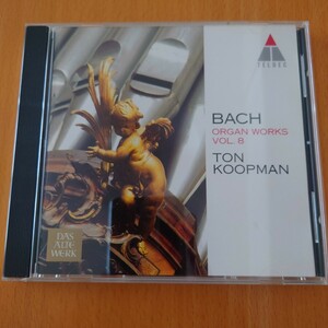 J.S.BACH ORGAN WORKS VOL.8(BWV599-644)バッハオルガン作品全集第8巻 トン・コープマン TELDEC VPCS-6498