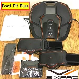 シックスパッド/フットフィットプラス/専用ももベルト・ジェルシート付/ems/パッド/トレーニング/フィットネス/sixpad/foot fit plus